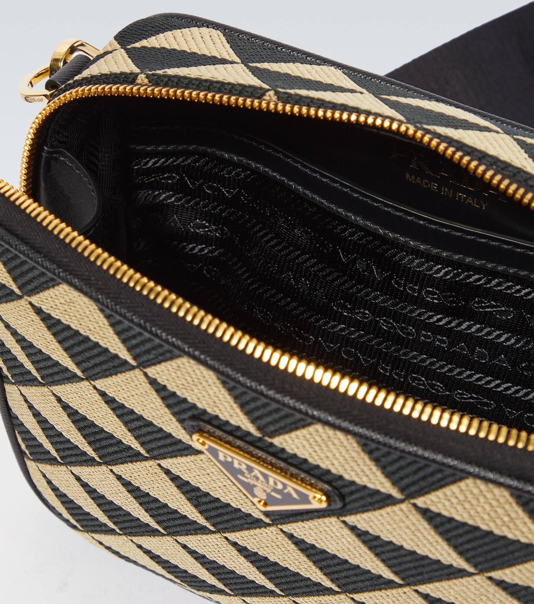 Prada Symbole jacquard crossbody bag - 4