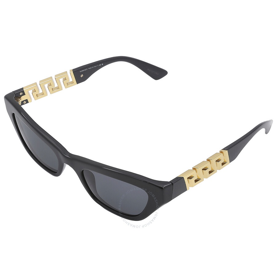 Versace Dark Gray Cat Eye Ladies Sunglasses VE4419 GB1/87 52 - 5