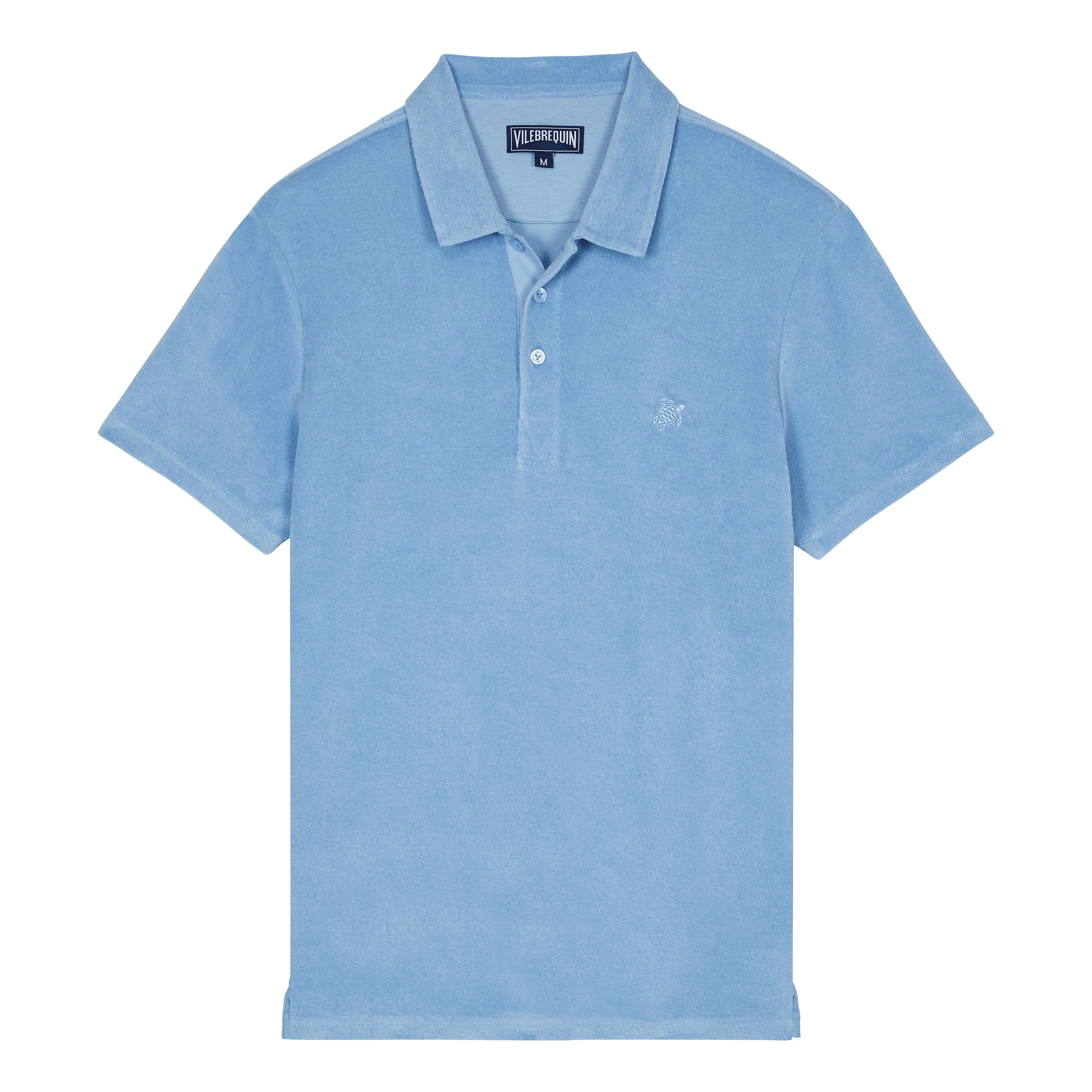 Men Organic Cotton Terry Polo Solid - 1