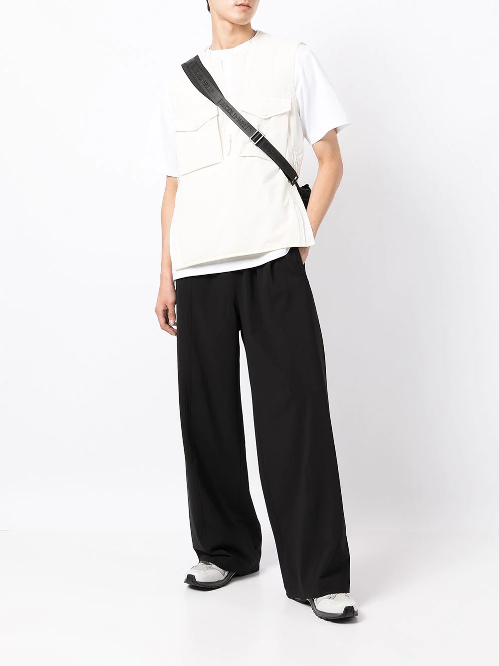 darted virgin-wool trousers - 2