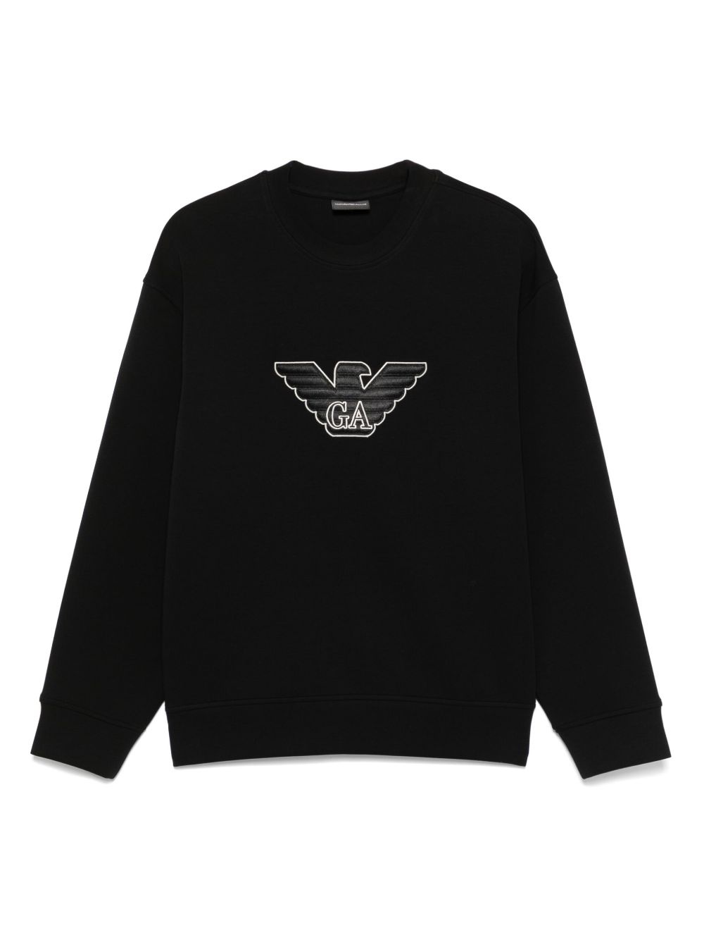 logo-patch sweatshirt - 1