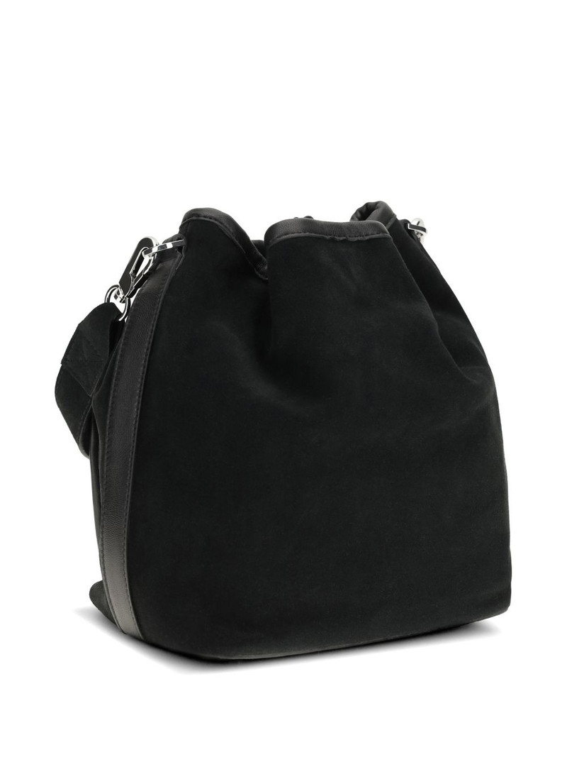 Pierre Hardy maxi Alpha Day drawstring flap leather bucket bag outlook