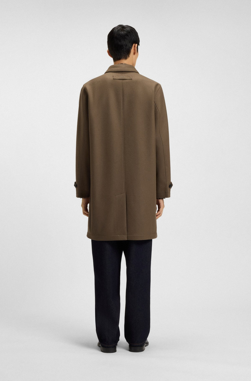 CAR COAT IN A WOOL BLEND 5