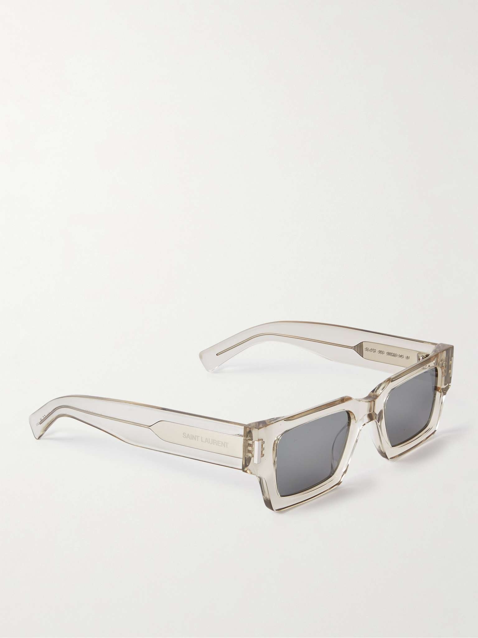 Rectangular-Frame Acetate Sunglasses - 3