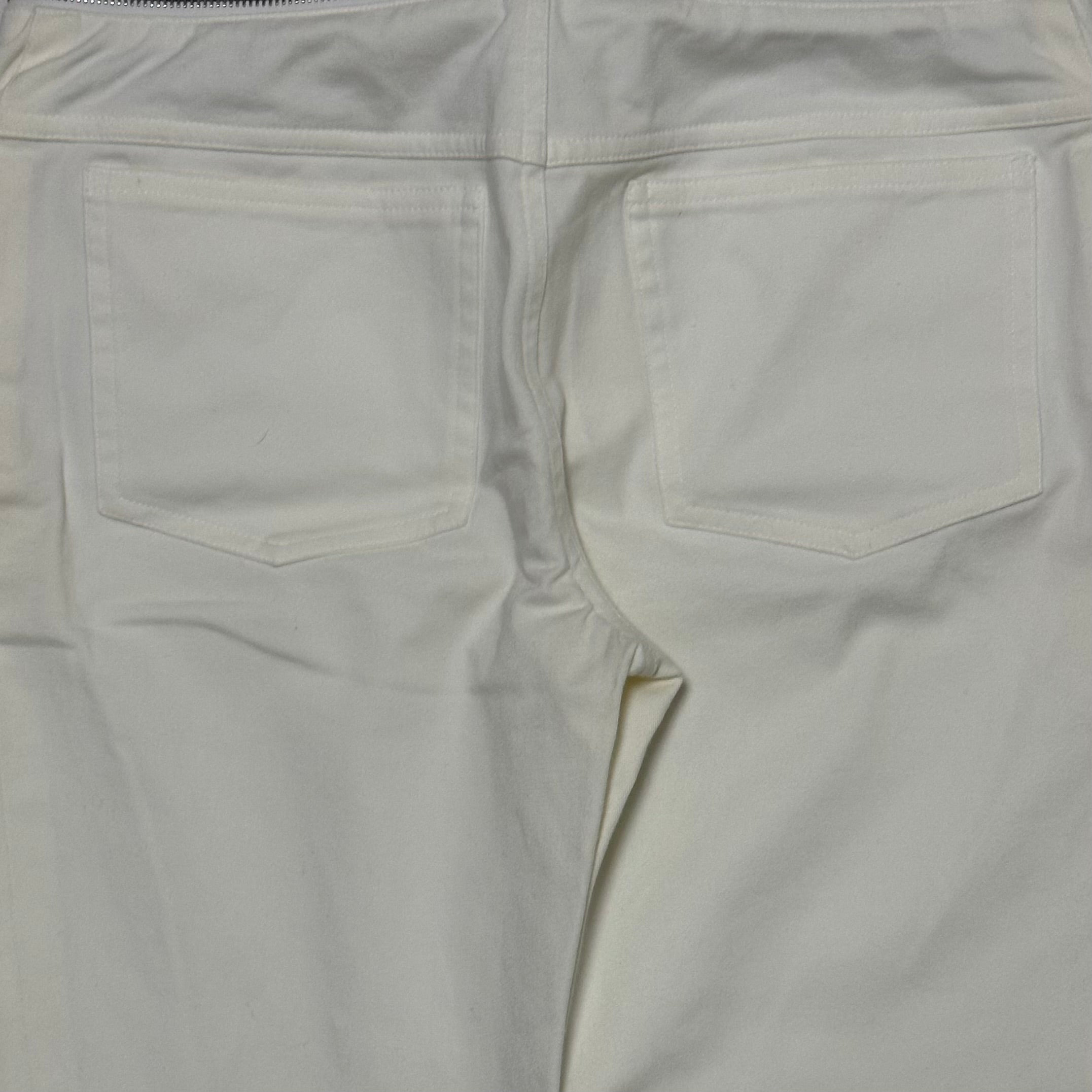 CELINE Zip Detail Cropped Straight Leg Pants - 5