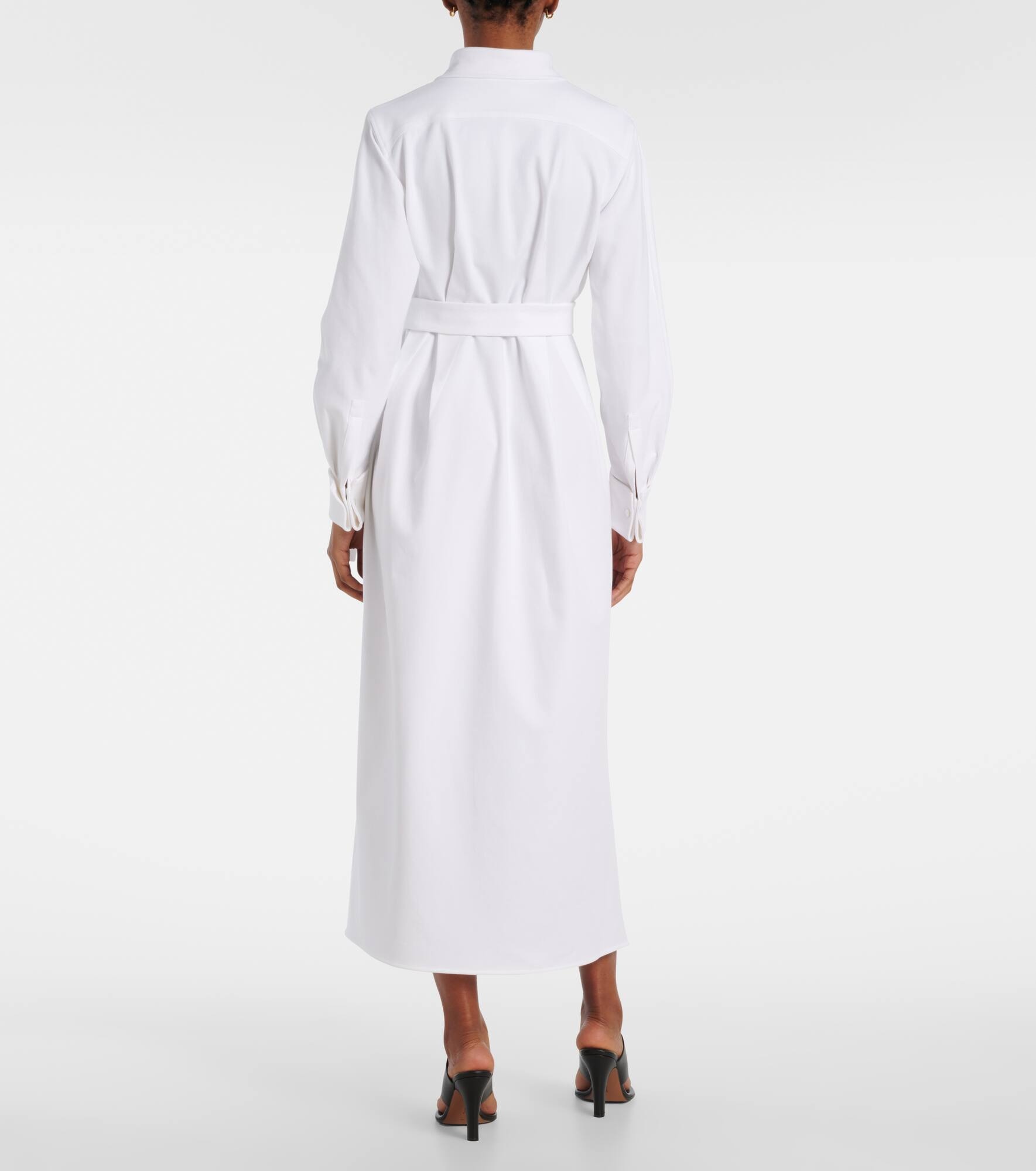 Arezzo gabardine shirt dress - 3