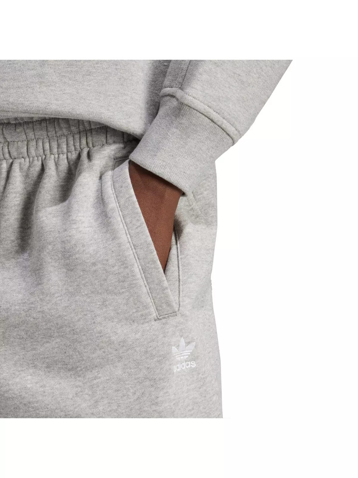 Women's Originals Essentials Fleece Loose Joggers - Grey - 3