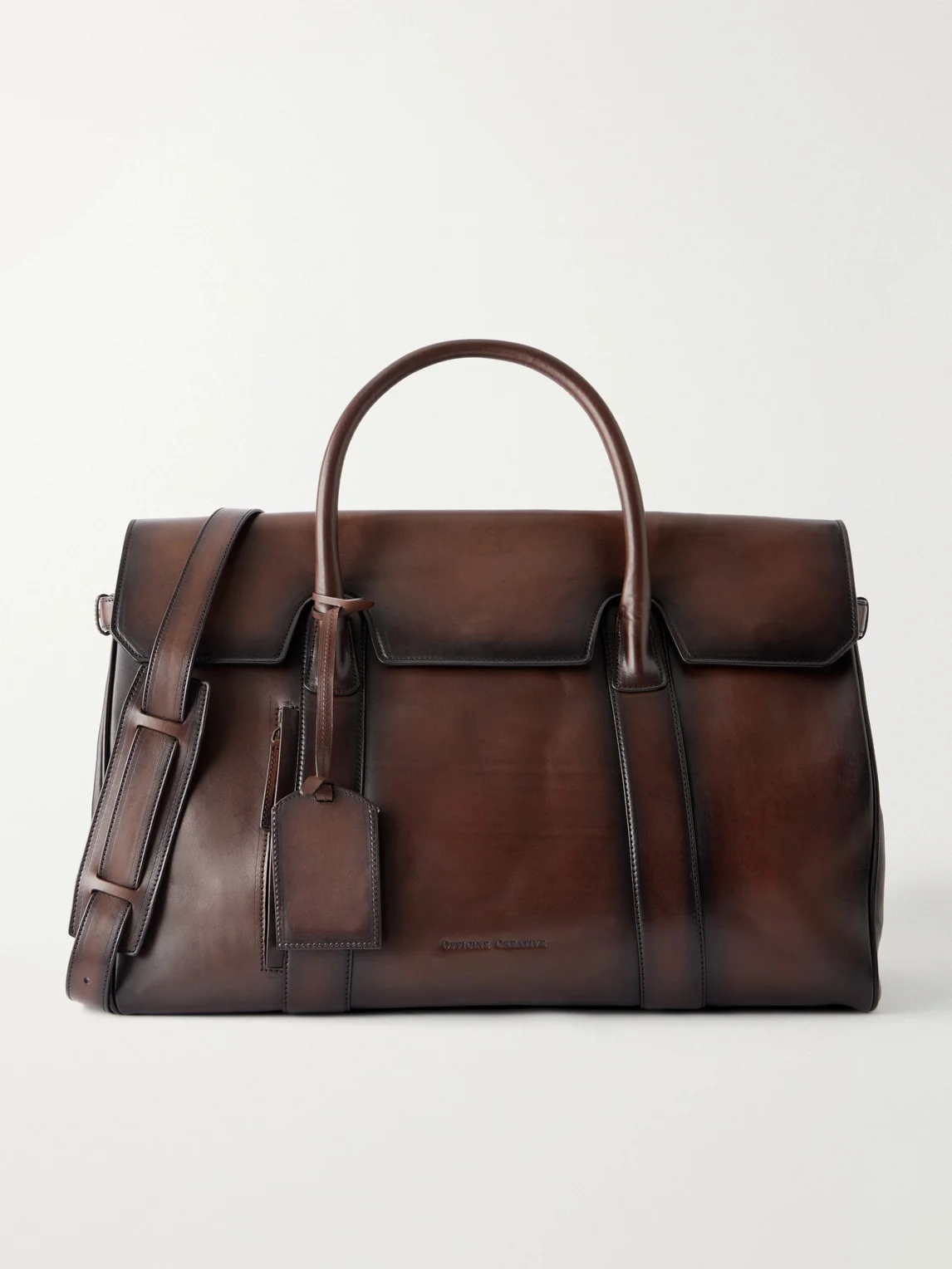 Bostonian 001 Leather Weekend Bag - 1