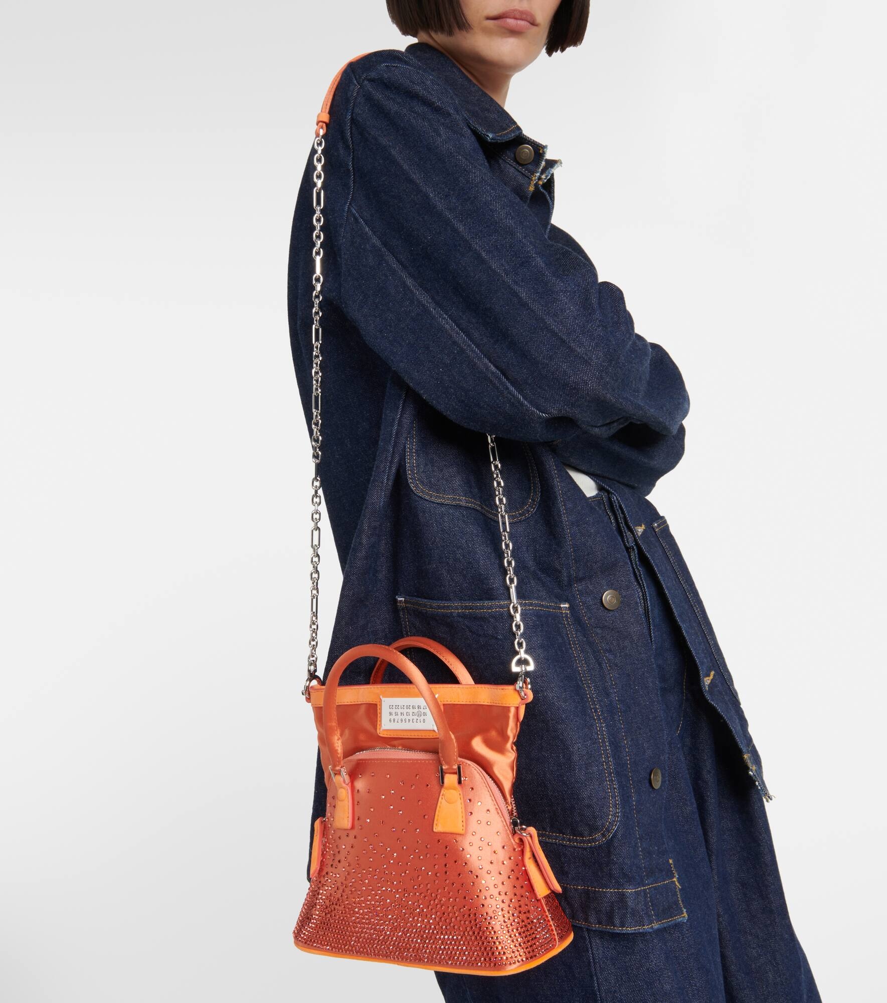 5AC Classique Micro satin shoulder bag - 6