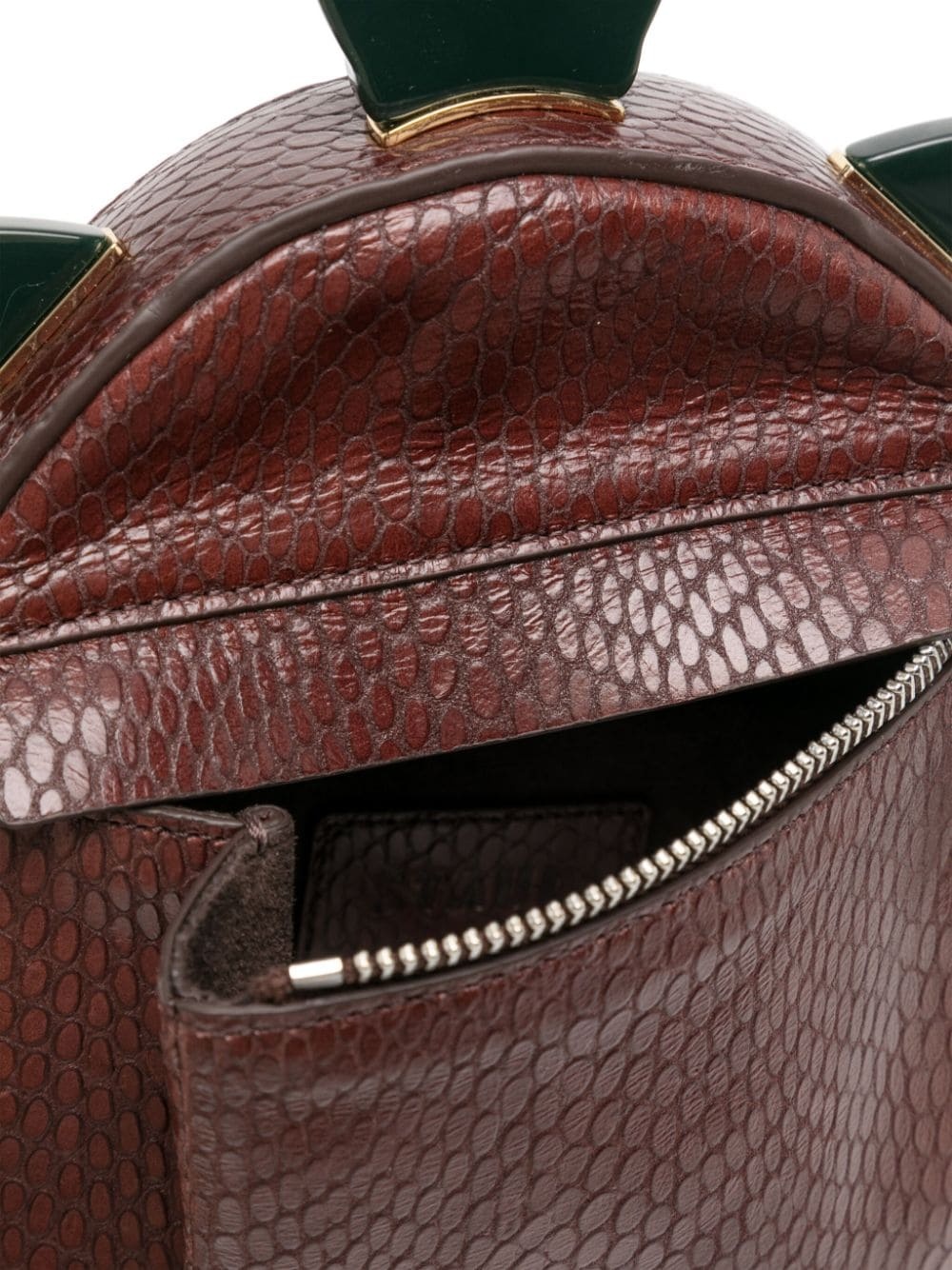 Tortuga leather clutch bag - 5