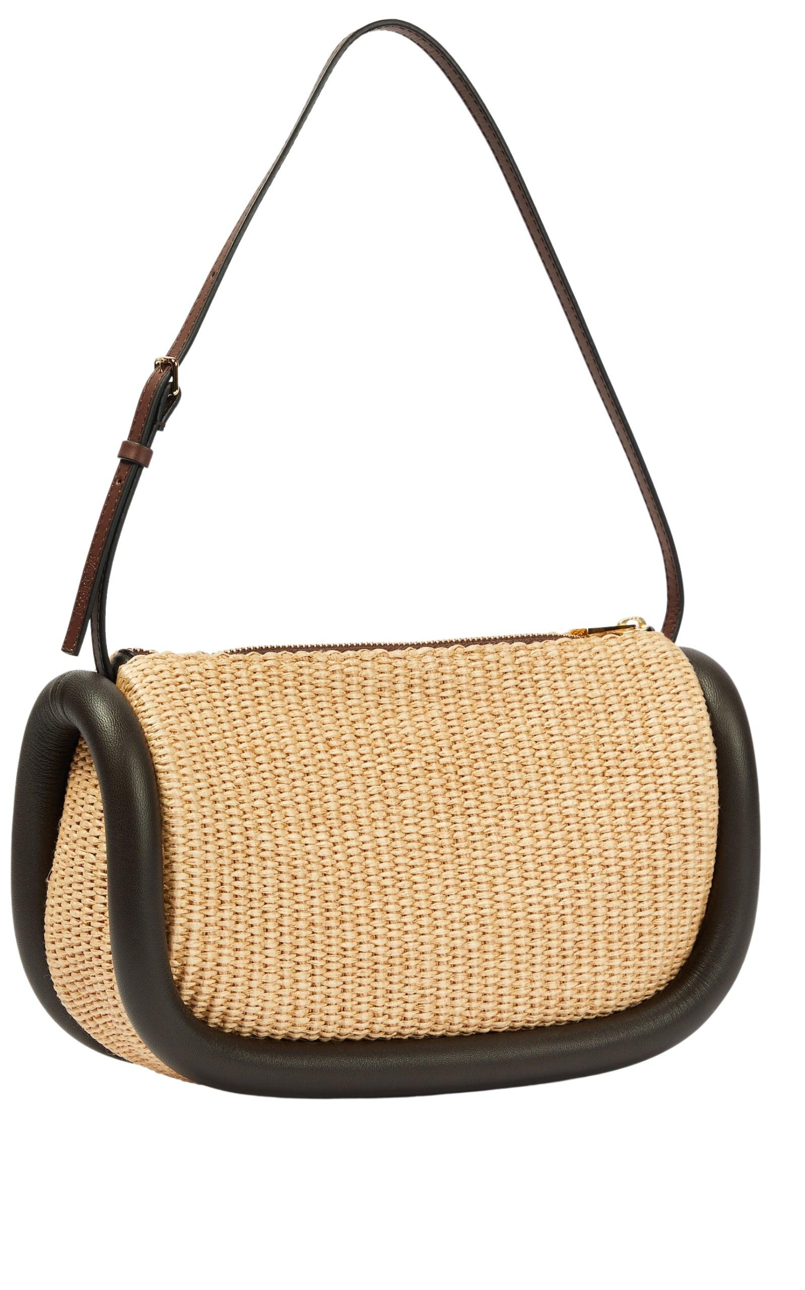 Bumper Small Raffia Shoulder Bag - 4