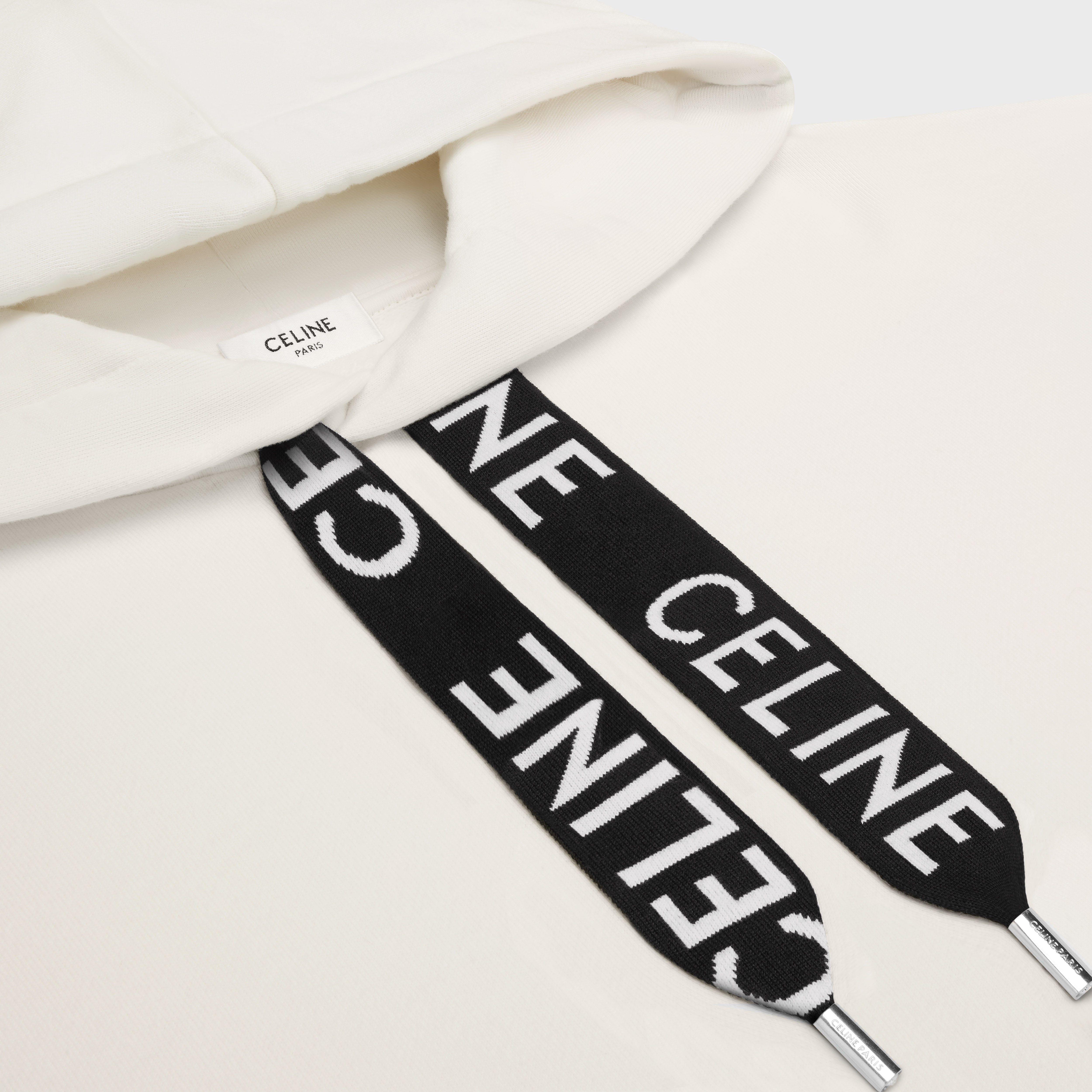 celine loose hoodie IN COTTON FLEECE - 3