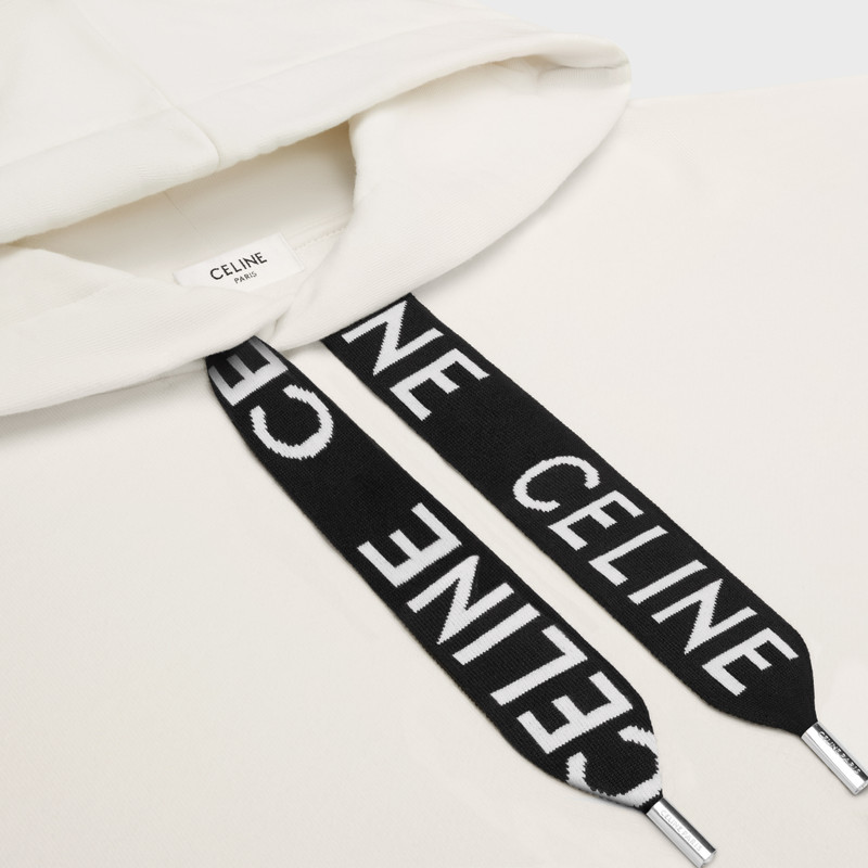 celine loose hoodie IN COTTON FLEECE 3