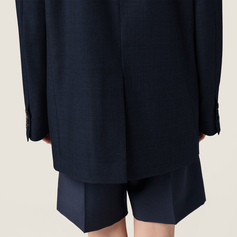 Single-breasted kid mohair jacket 6