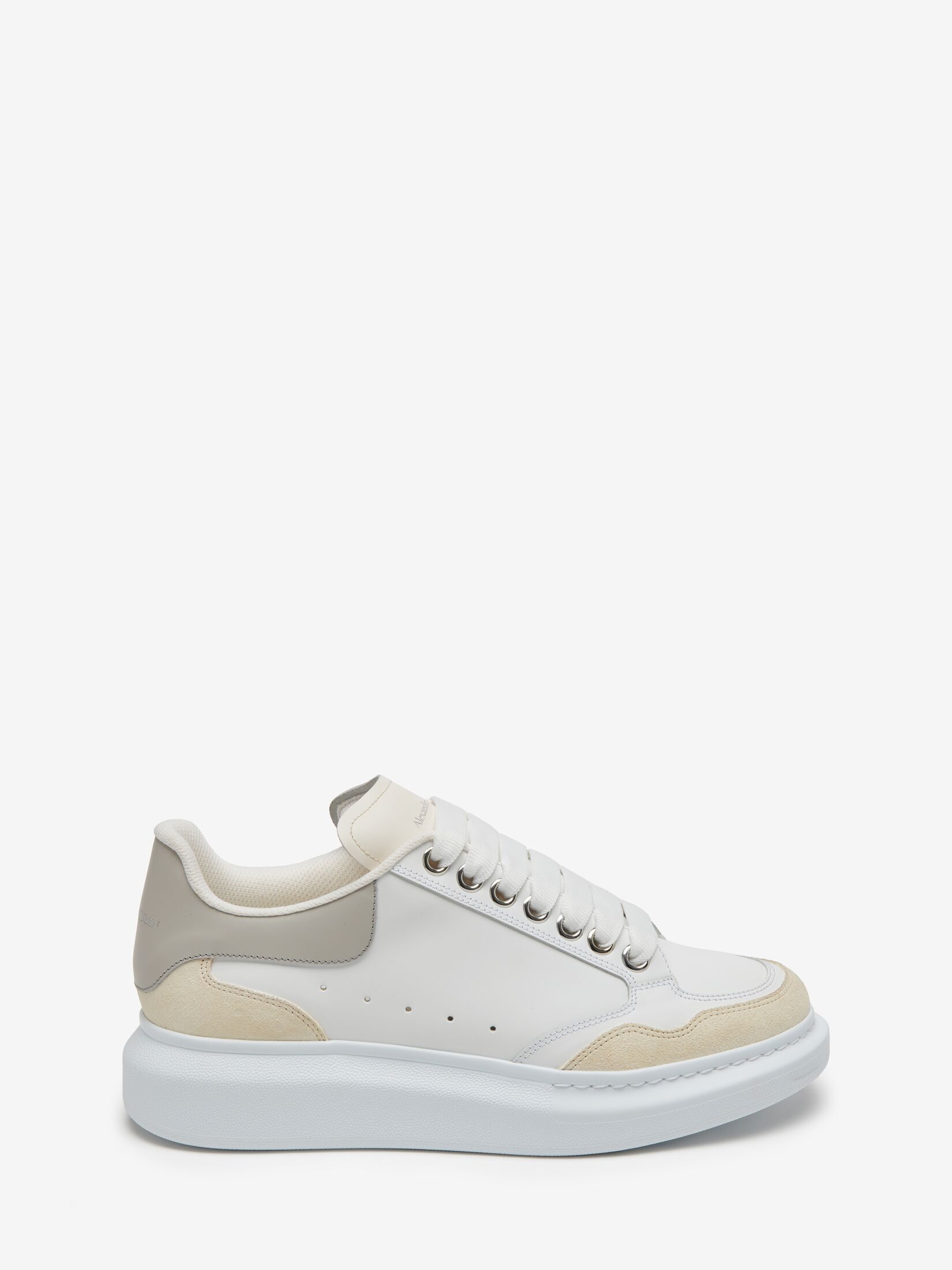 Women's Oversized Sneaker in White/vanilla/cement - 1