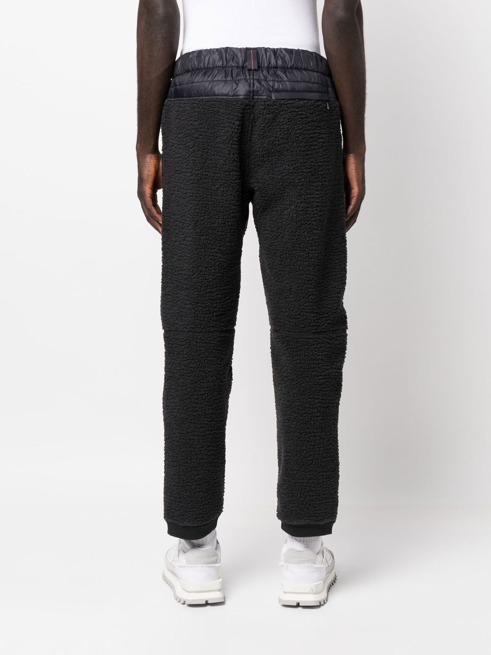 logo-patch fleece sweatpants - 4