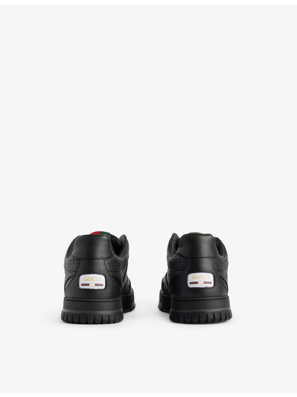 Re-web Leather Low-Top Trainers - 4