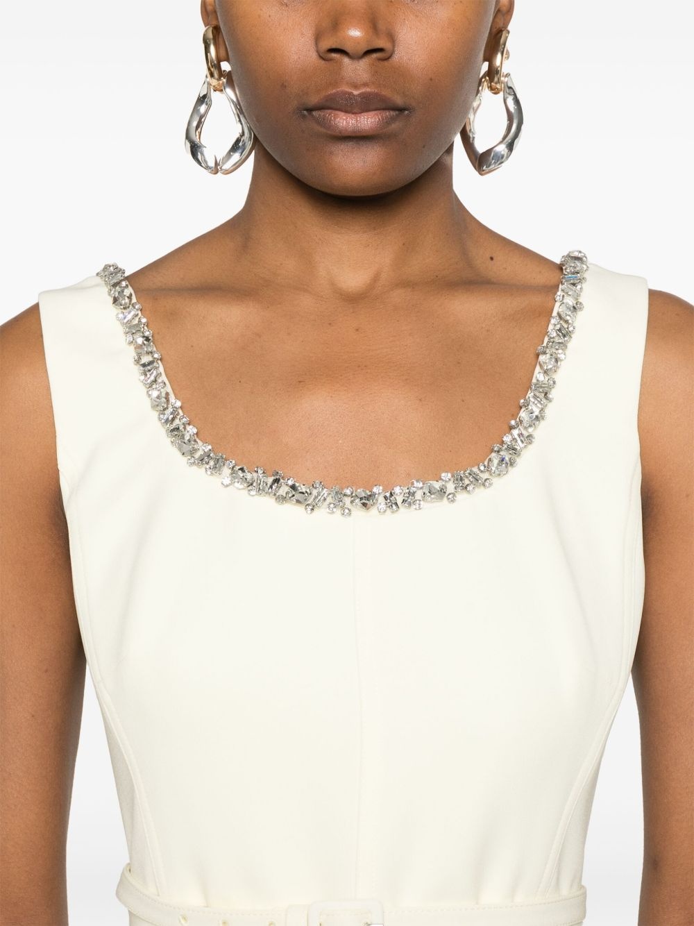 embellished cady maxi dress - 5