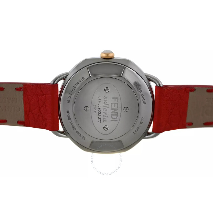 Fendi Selleria Quartz White Dial Ladies Watch F8302345H0 - 5