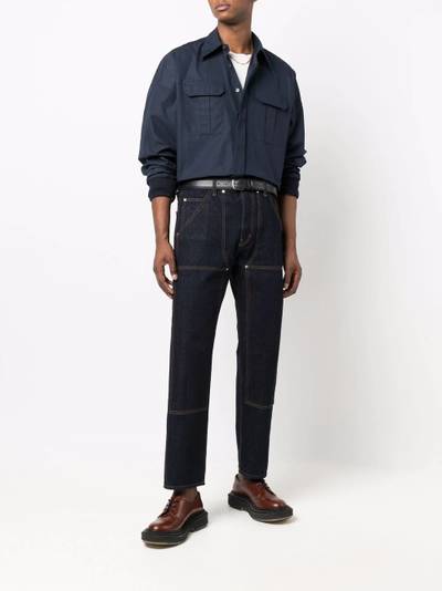 Alexander McQueen flap-pocket cotton shirt outlook