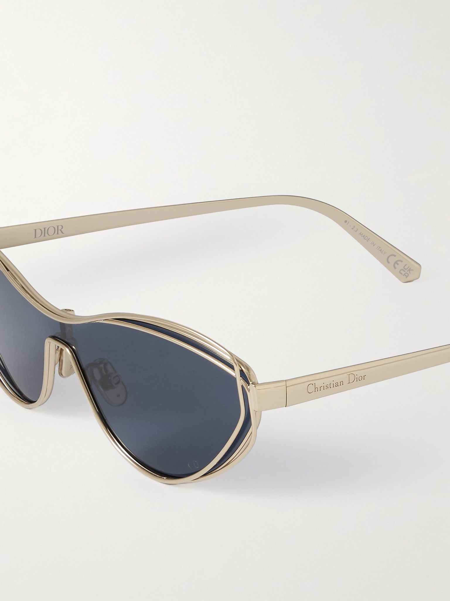 FilDior M1U cat-eye gold-tone sunglasses Gold - 4