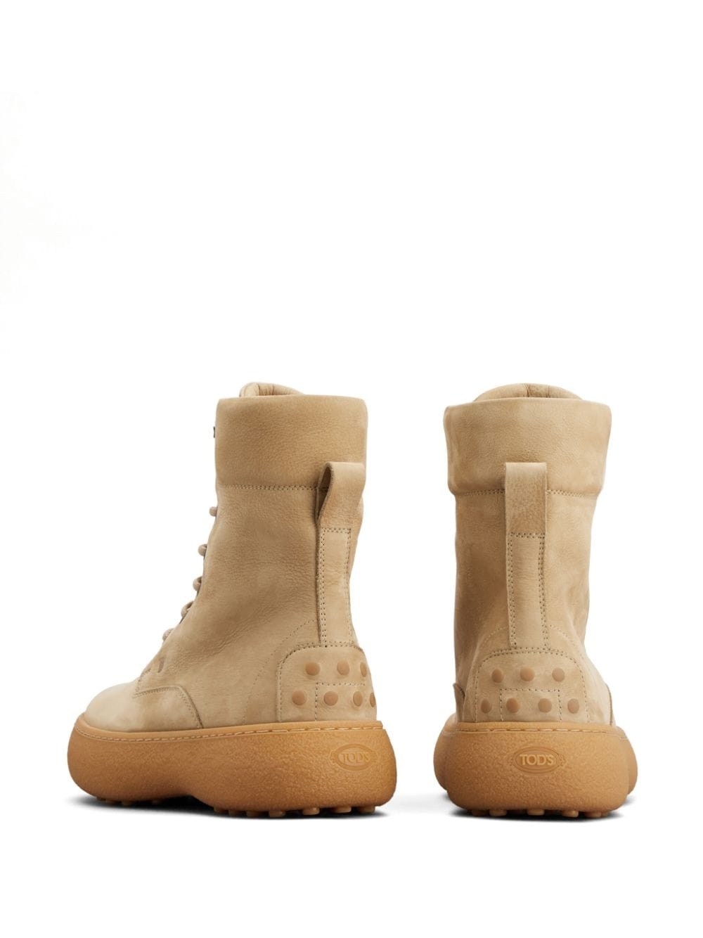 lace-up leather ankle boots - 3