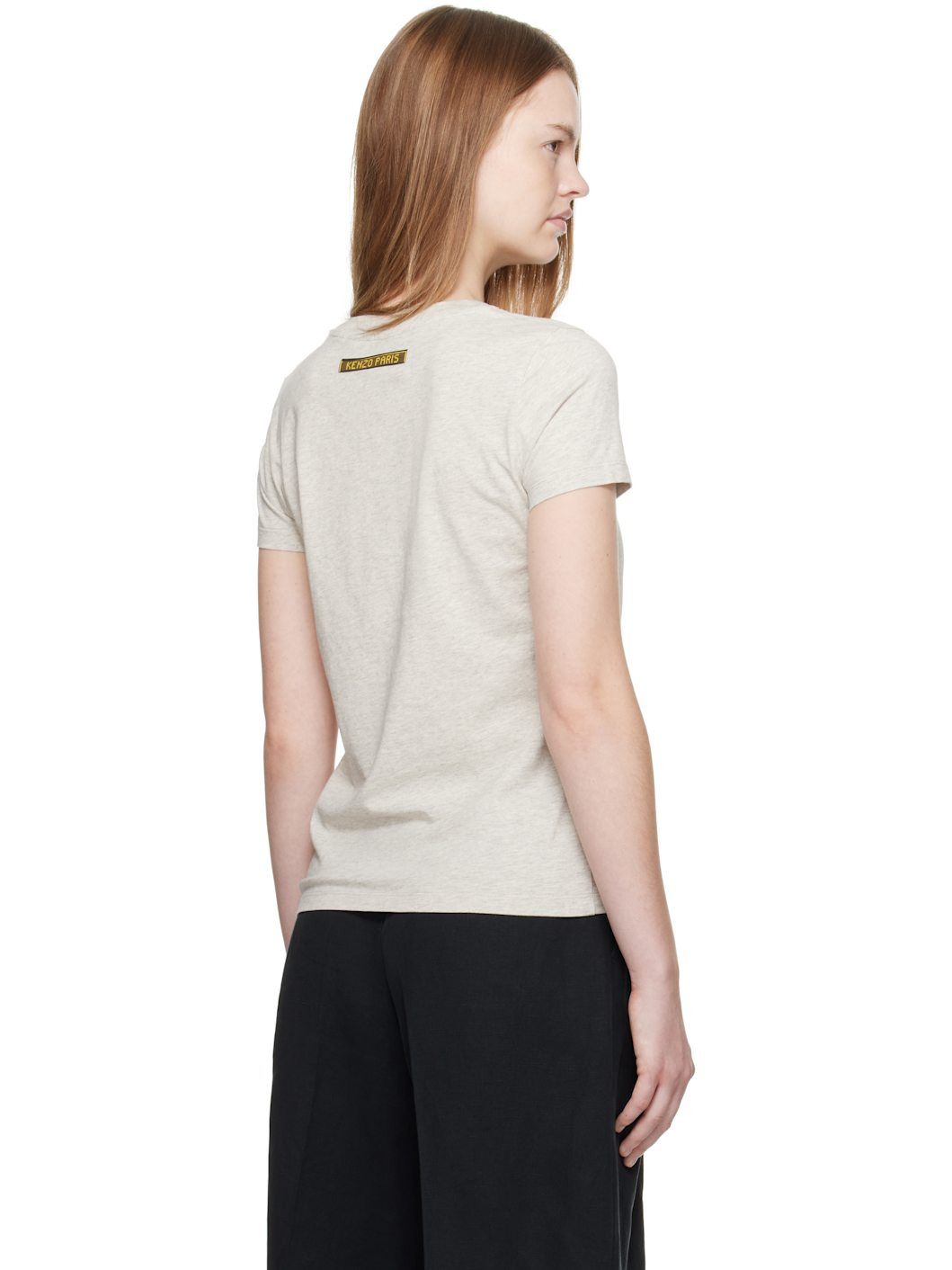 Gray Kenzo Paris 'Kenzo City' Classic T-shirt - 3