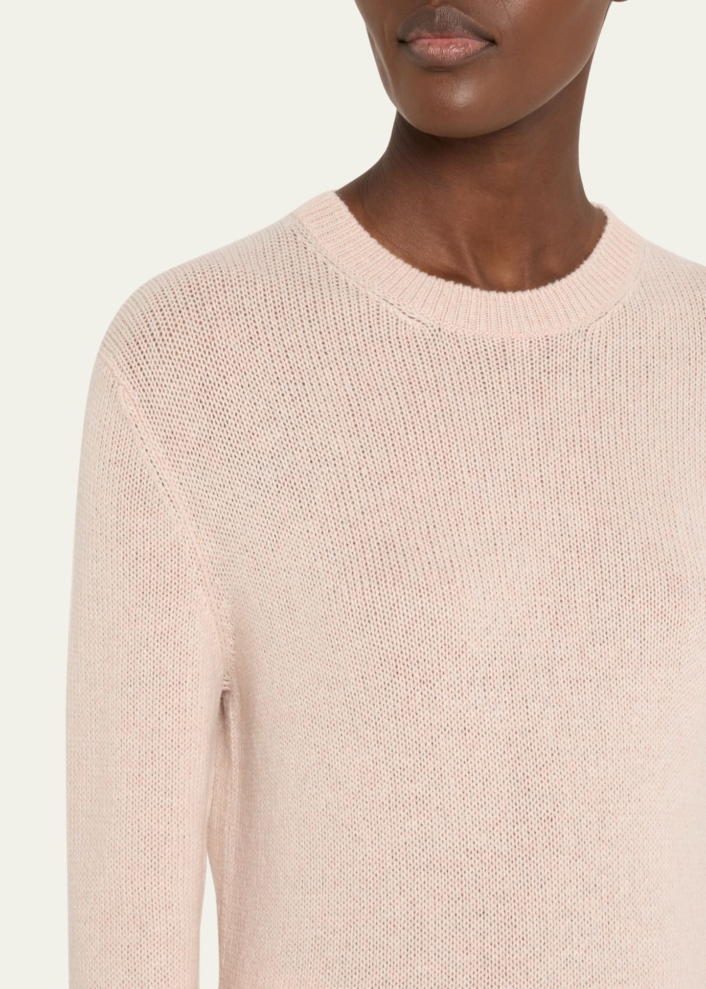 Fobello Crewneck Baby Cashmere Top - 5