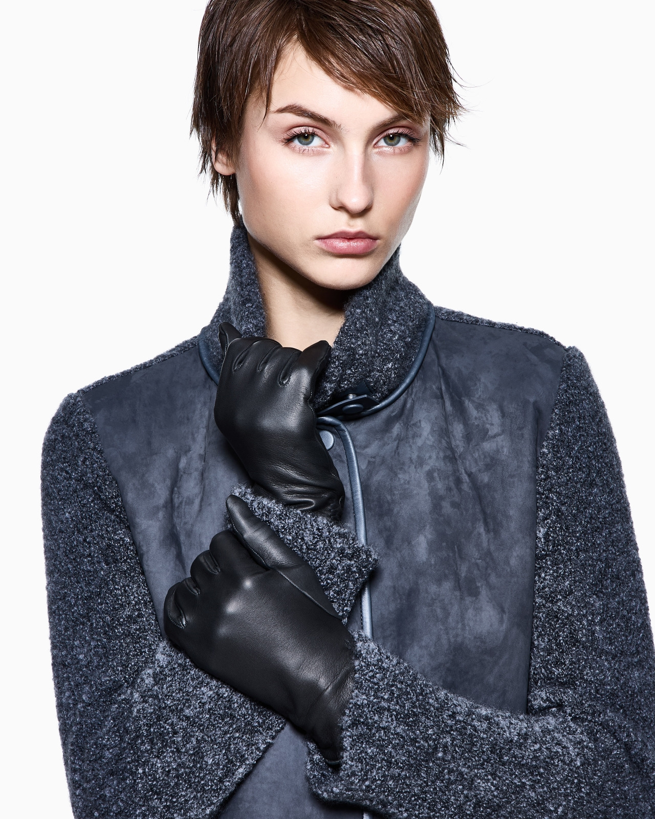 LAMBSKIN NAPPA LEATHER GLOVES - 3
