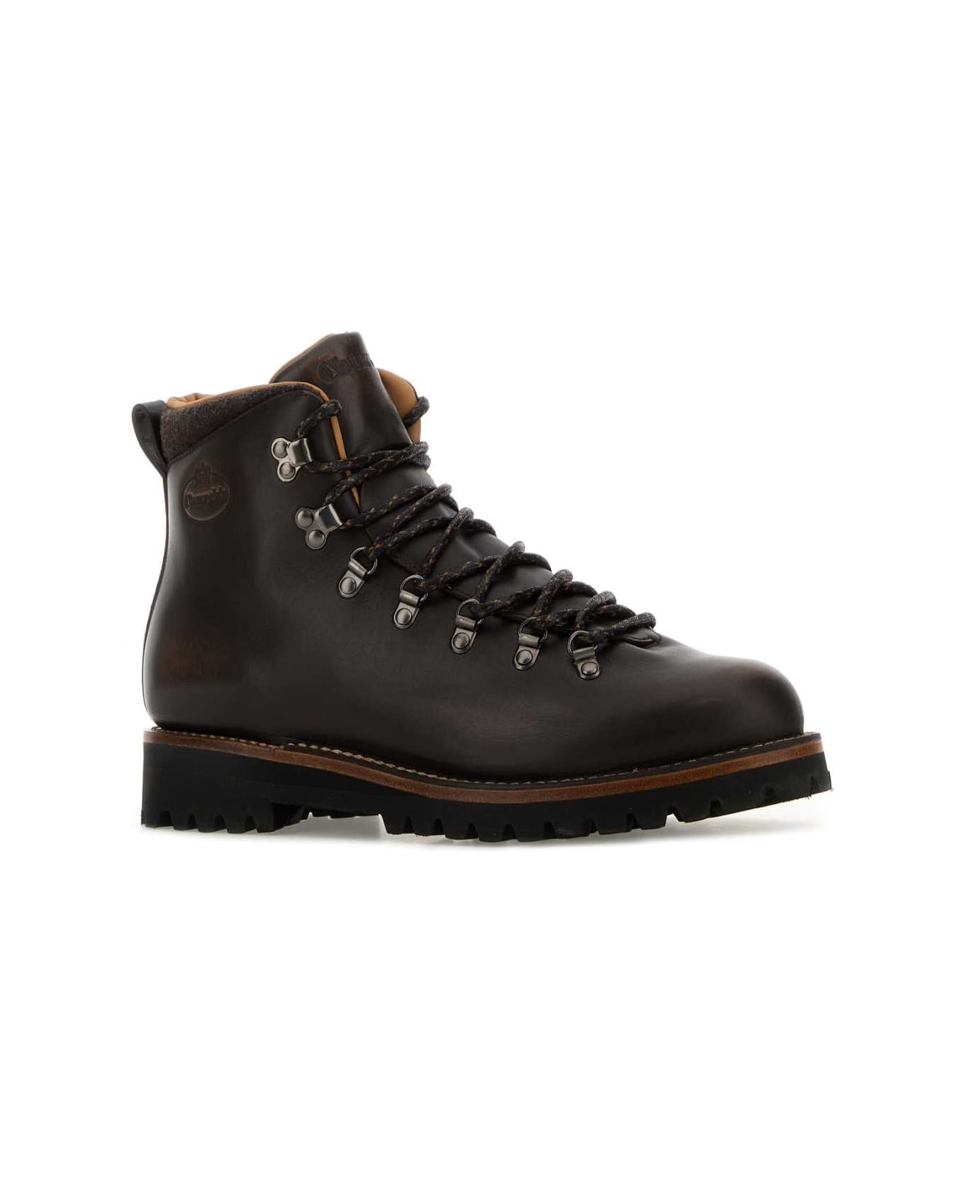 Dark Brown Leather Poulton Ankle Boots - 2