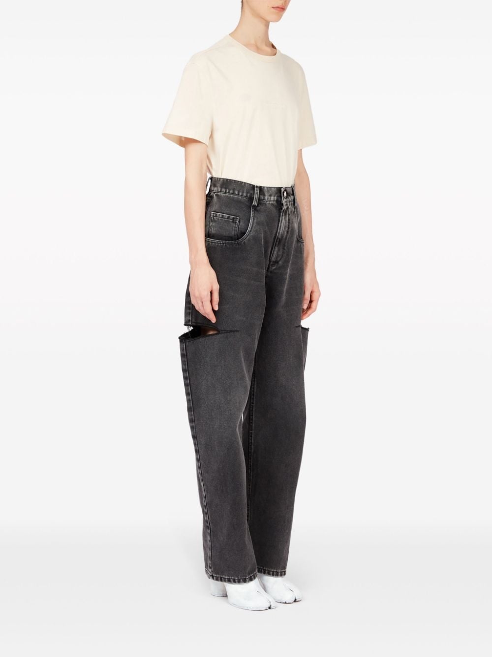 high-rise tapered jeans - 3