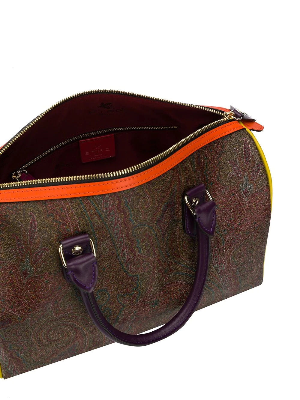 paisley print bowling bag - 5