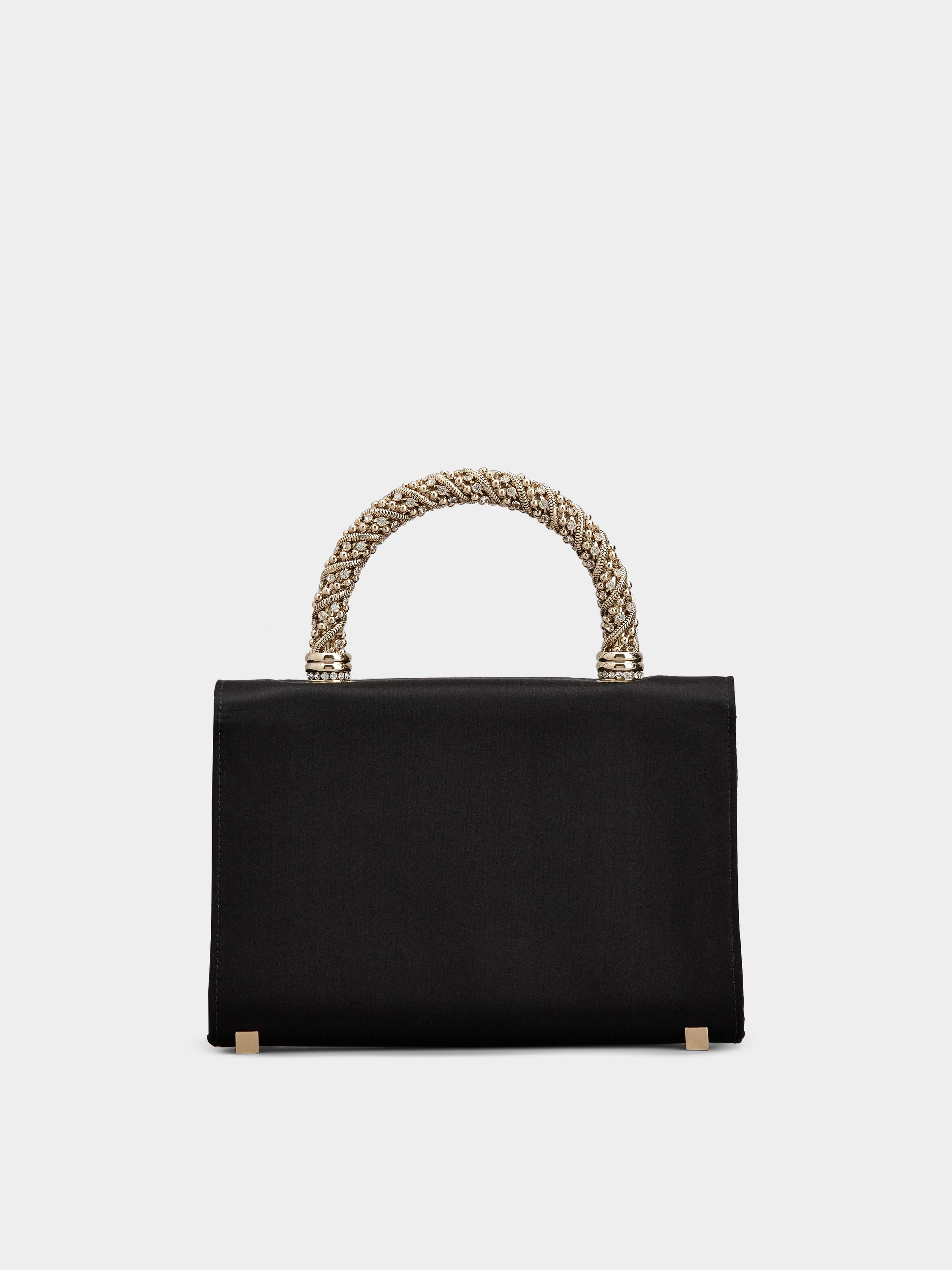 Roger Vivier Flower Strass Jewel Buckle Clutch Bag Mini in