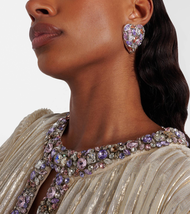 Crystal-embellished earrings 3
