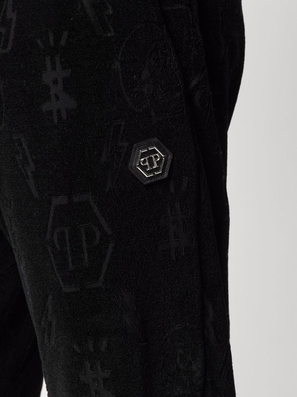 debossed-monogram track pants - 5