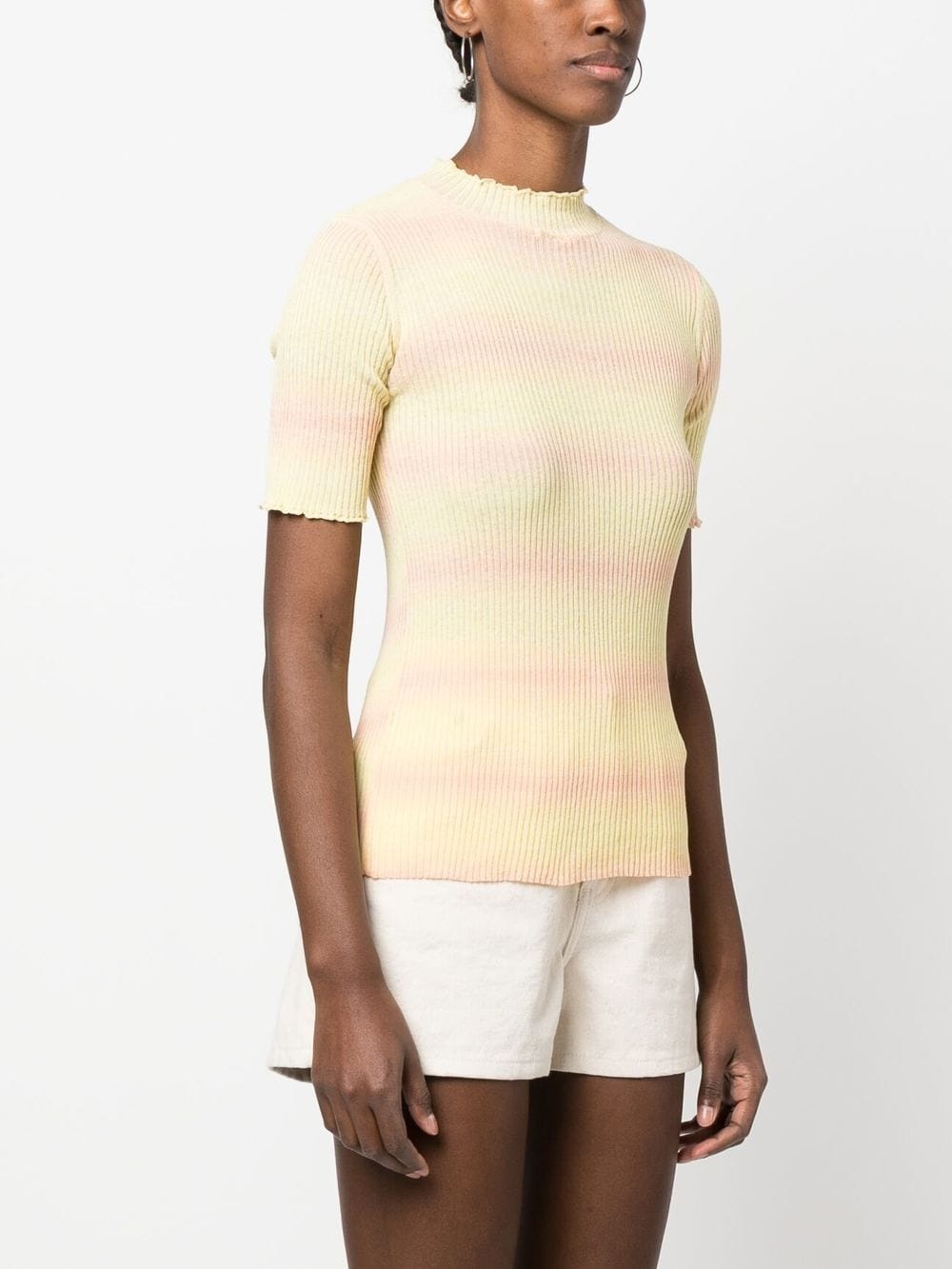 Victoire striped knitted top - 3