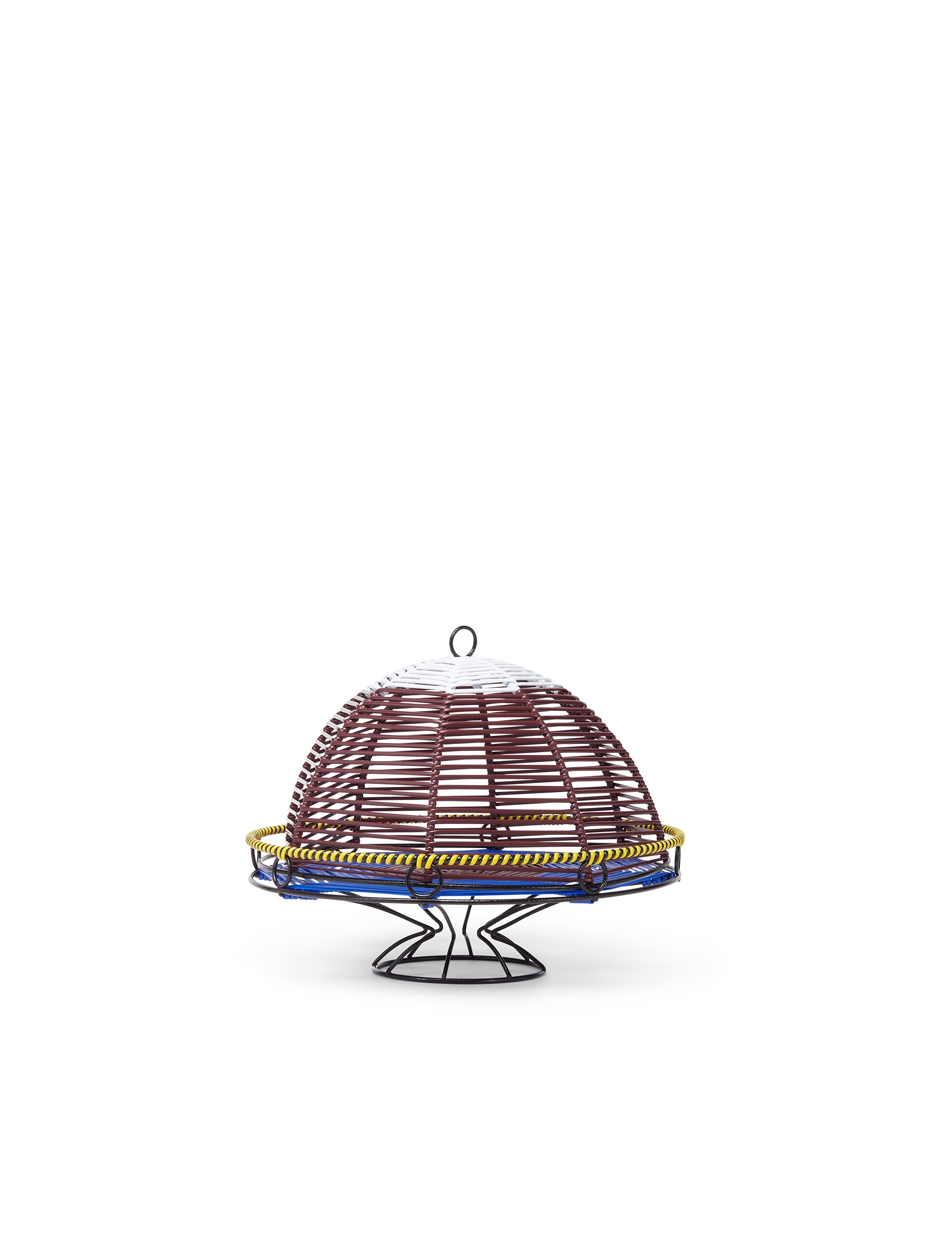 MARNI MARKET BROWN AND BLUE CAKE STAND - 2