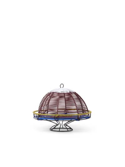 Marni MARNI MARKET BROWN AND BLUE CAKE STAND outlook