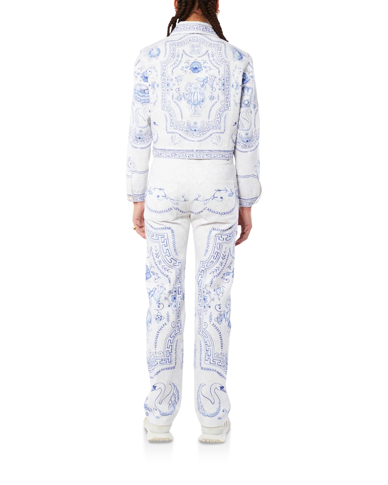 Plat A Dessert Classic Printed Denim Jacket - 3