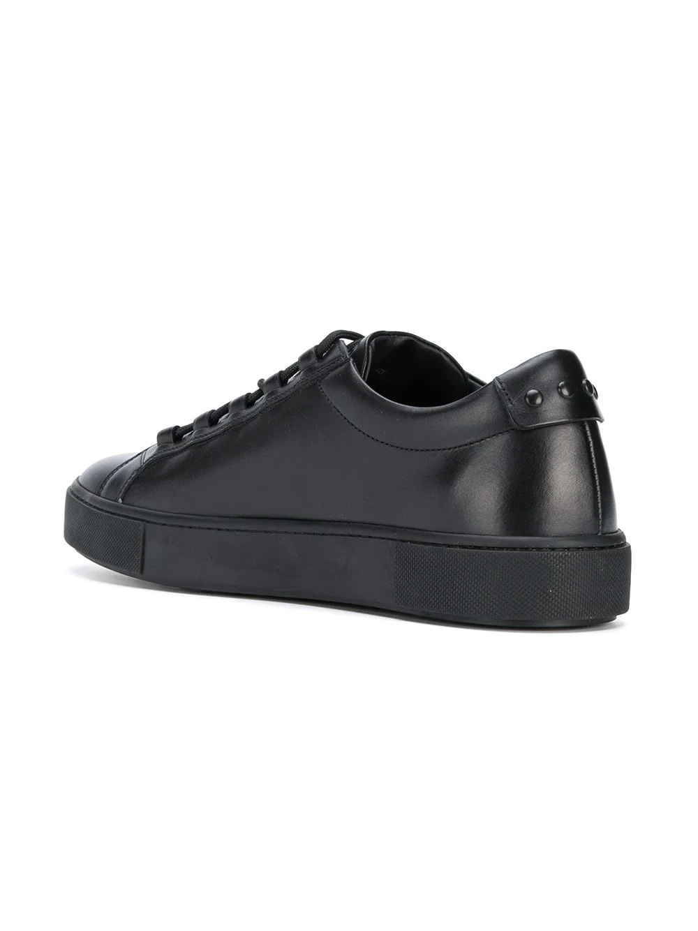 branded side lace-up sneakers - 3