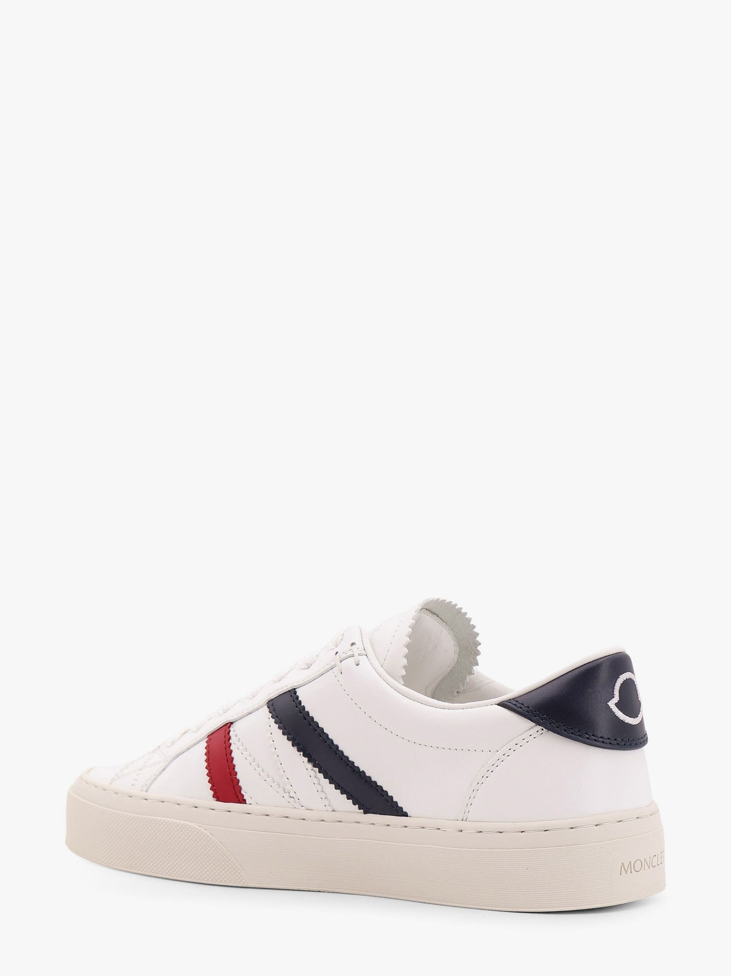 Monaco2 Leather Sneakers With Logo Print - 3