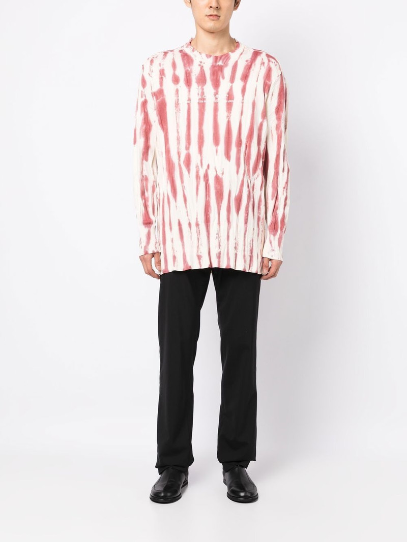 A-COLD-WALL* tie-dye logo-print jumper outlook