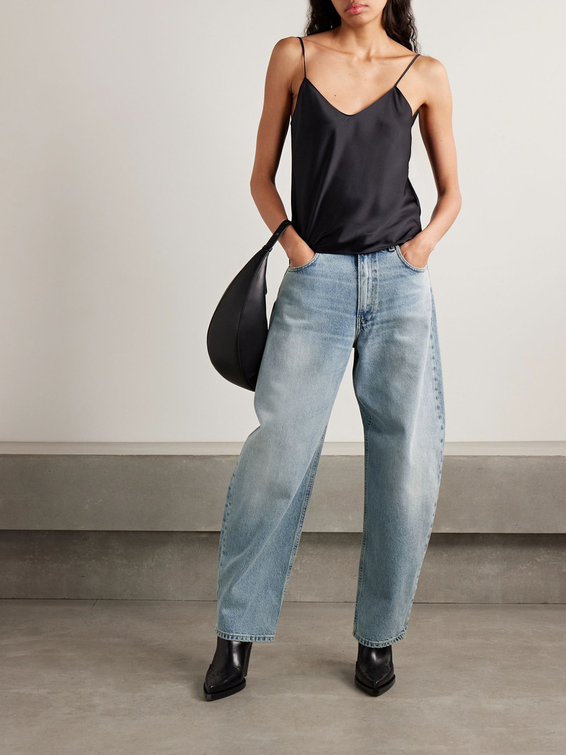 HAIKURE Bibi mid-rise barrel-leg jeans Light denim outlook