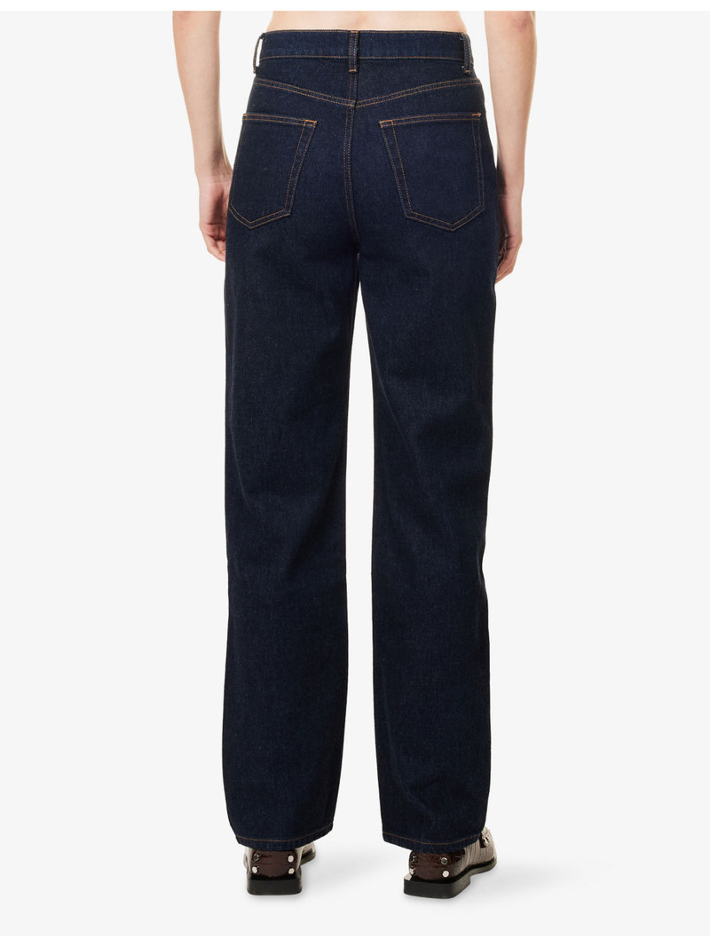 Harriet Straight-Leg Denim Jeans 4