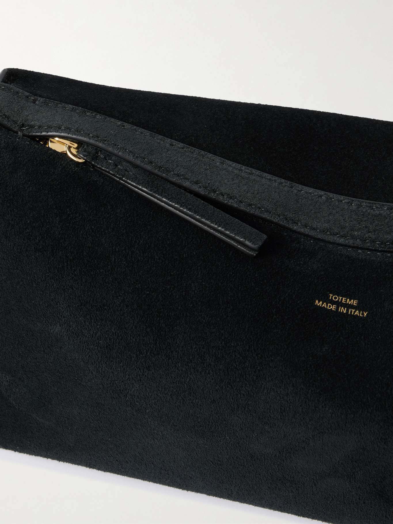 Scoop suede clutch Black - 4