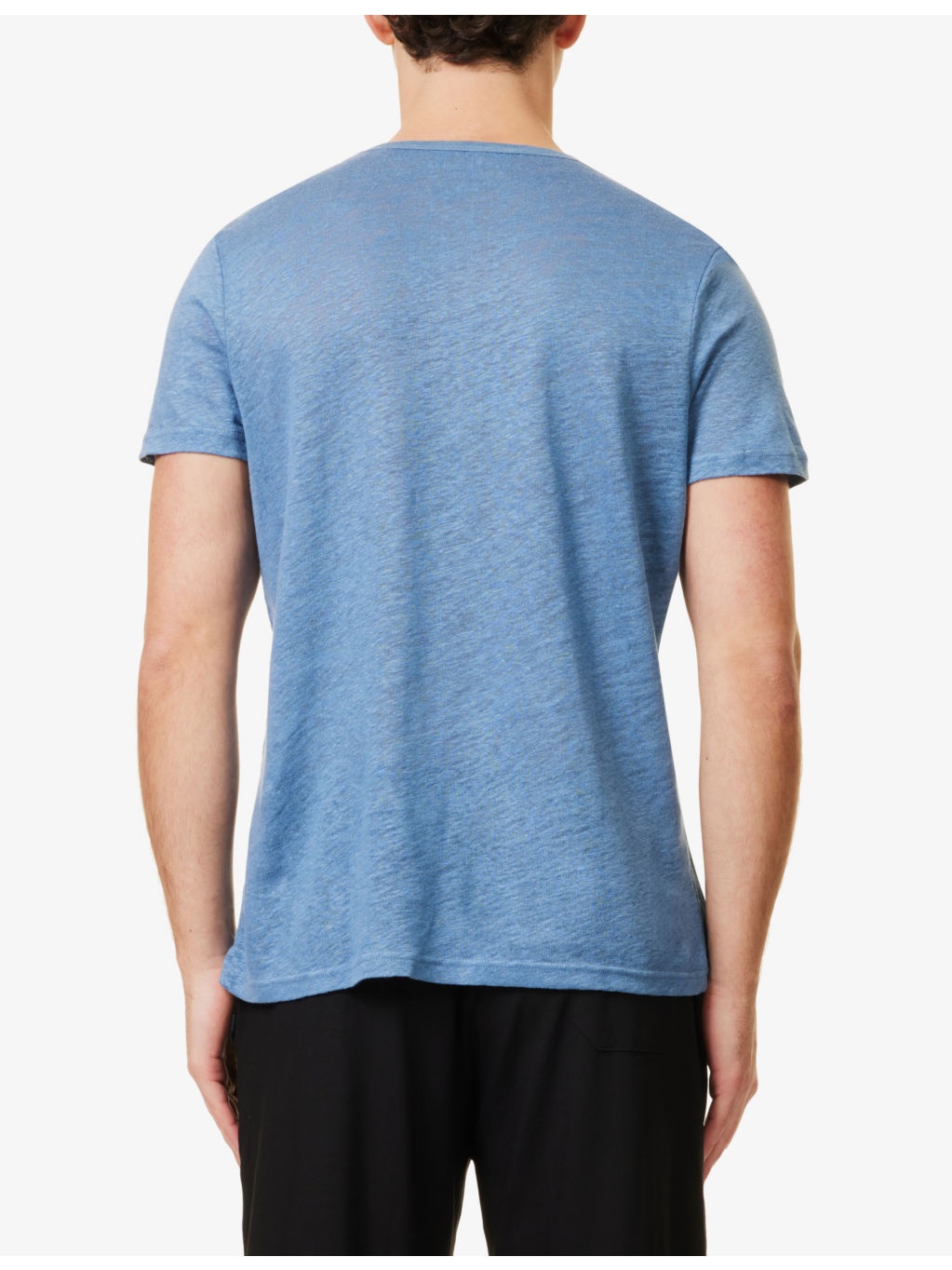 Jordan 1 crewneck short-sleeve linen T-shirt - 4