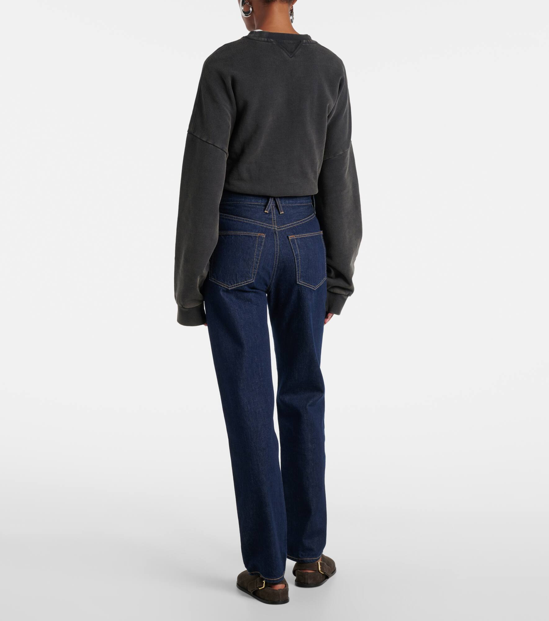 London high-rise straight jeans - 3