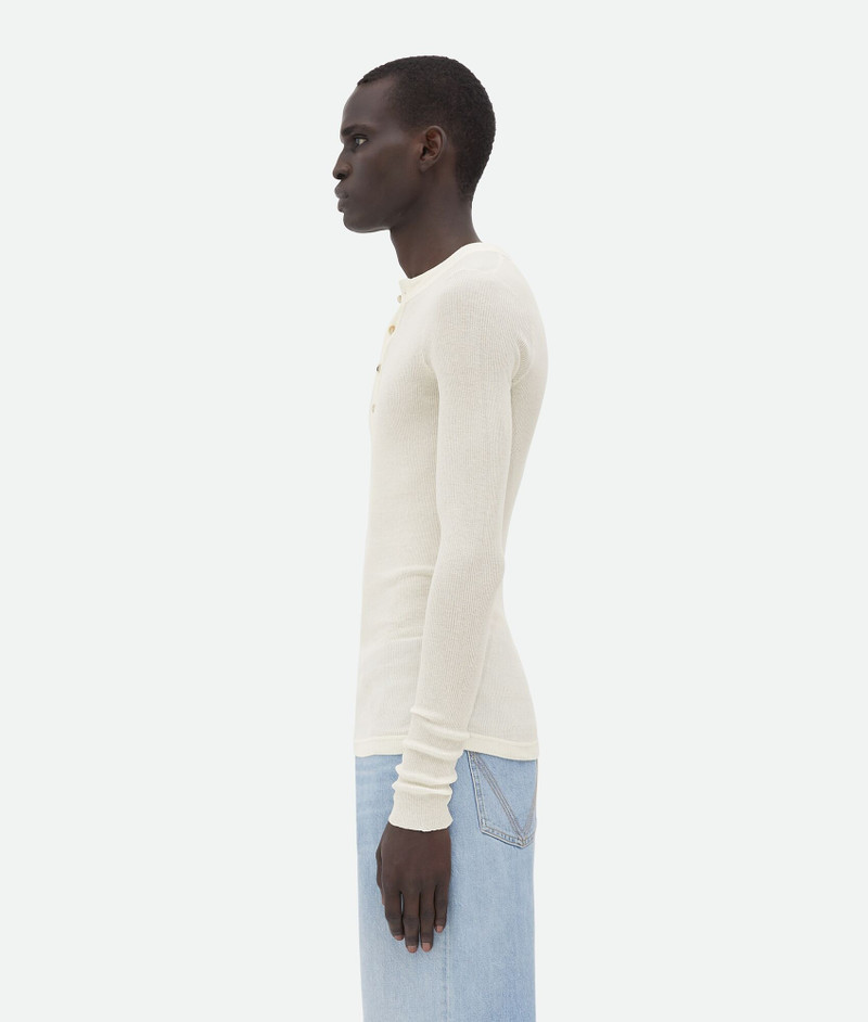 Bottega Veneta Slim Fit Light Cotton Jumper outlook
