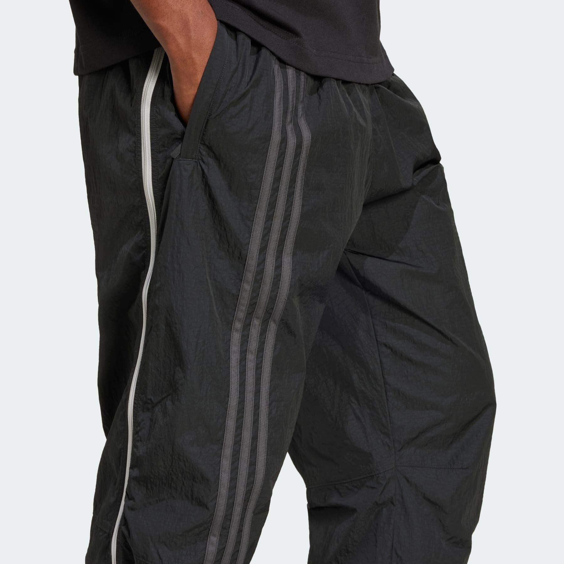 Fashion Side Mesh Zip Pants - 5