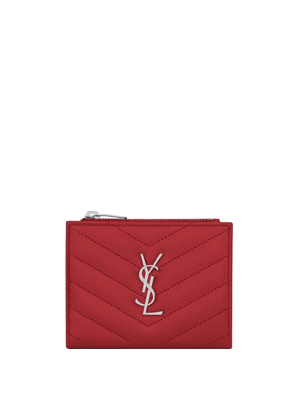 monogram zipped cardholder - 1